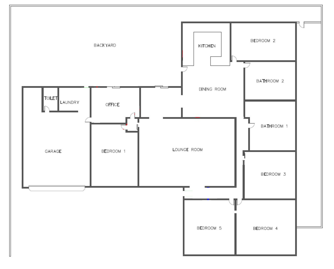 Bangor Disability Accommodation 11-405 — Floorplan 1