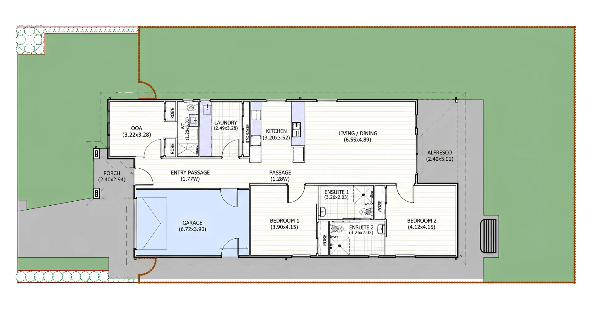 Old Beach 13 | 2-Residents High Physical Support — Floorplan 1