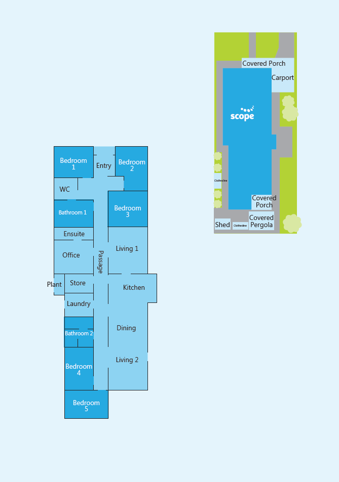 Open plan home close to all the amenities — Floorplan 1