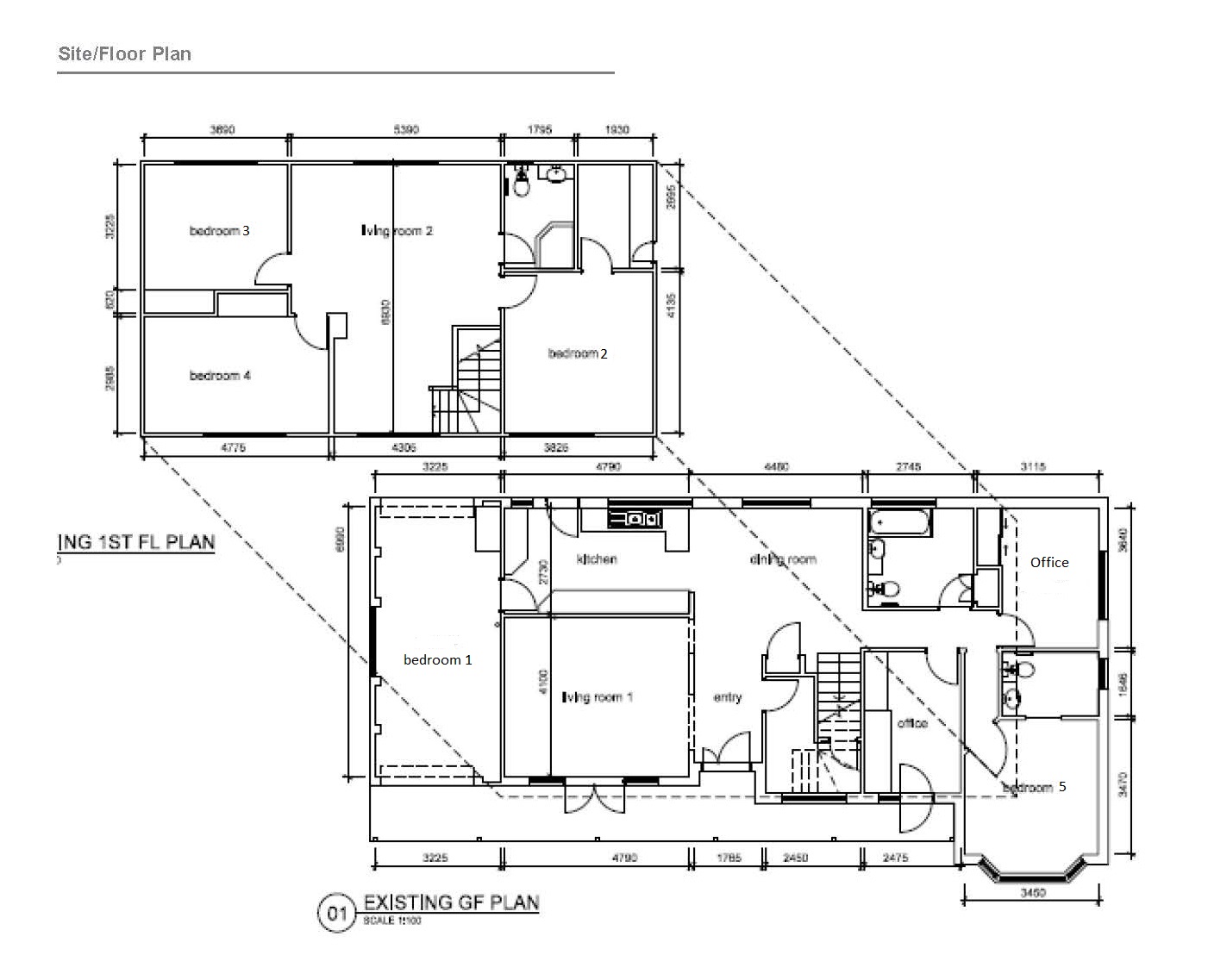Marsfield – shared 5-bedroom all male home — Floorplan 1