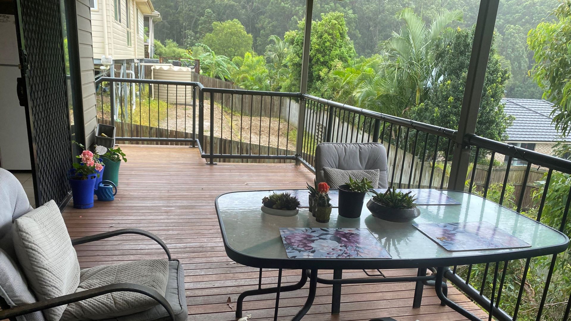 Enjoy the leafy surrounds and view of the mountains from this Gold Coast home. — Home image 2