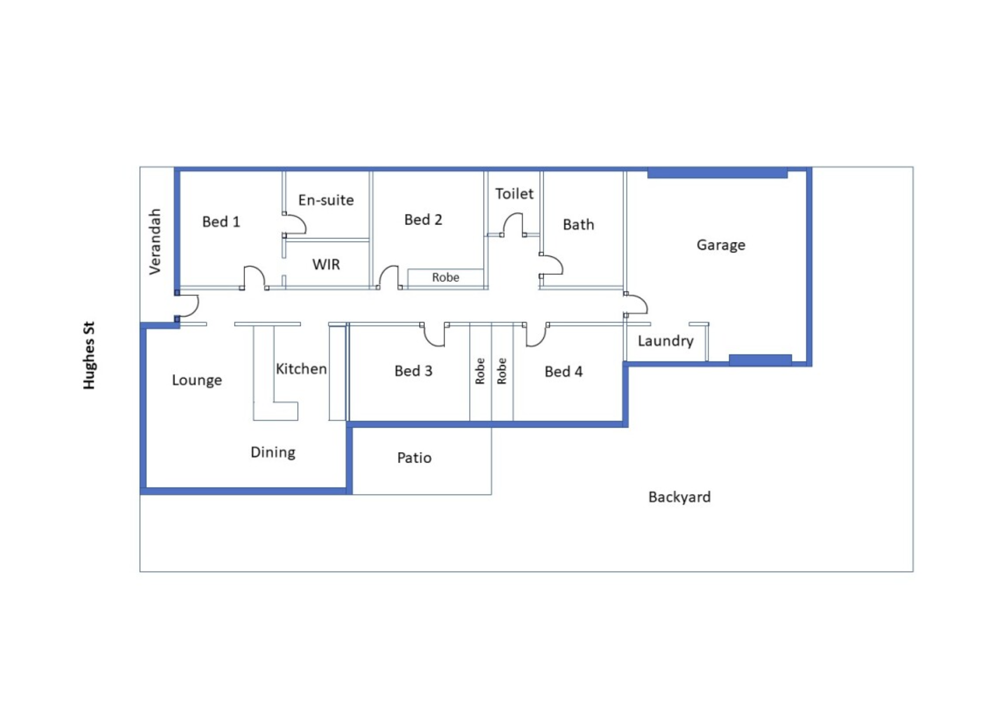 Lovely Orange home — Floorplan 1