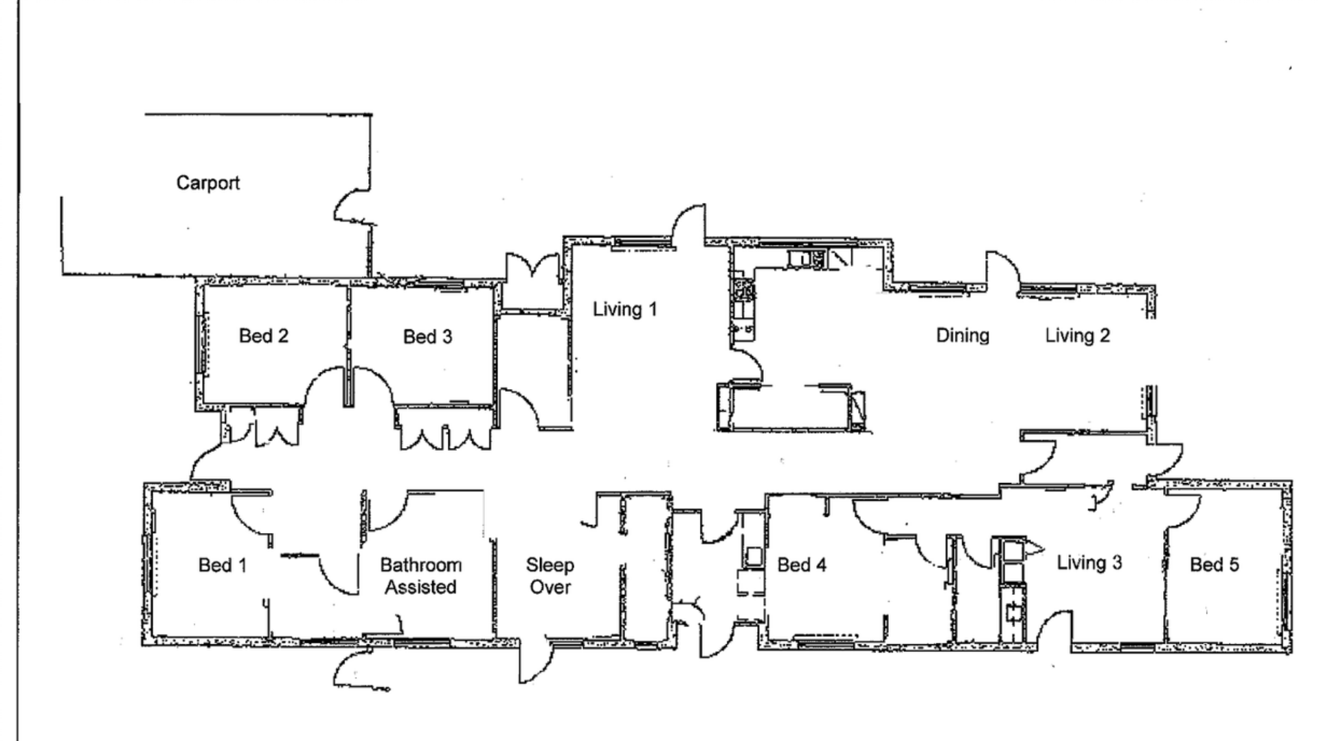 Improved Liveability - Modern 5 Bedroom house in Oakleigh South — Floorplan 1
