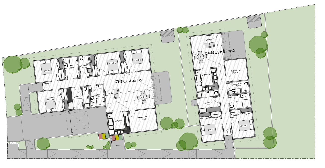 2 Bedroom Shared Home, Spring Farm — Floorplan 1