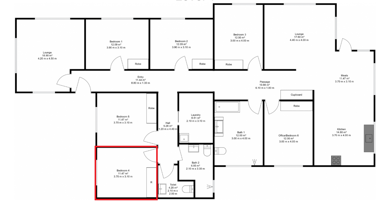Homely convenience in the heart of Chadstone — Floorplan 1