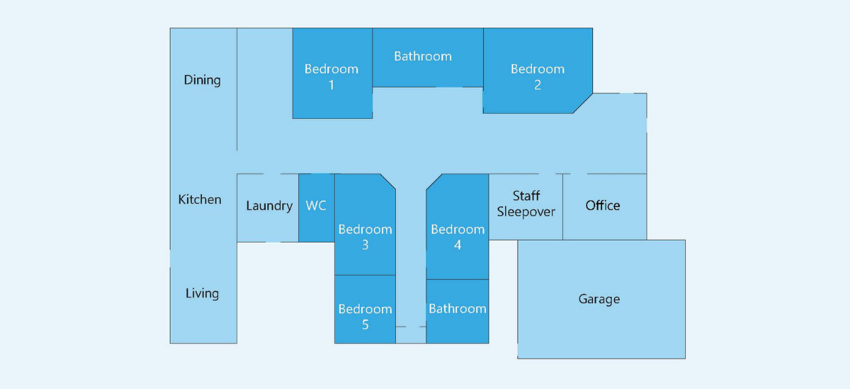 Supported Independent living in Nunawading — Floorplan 1