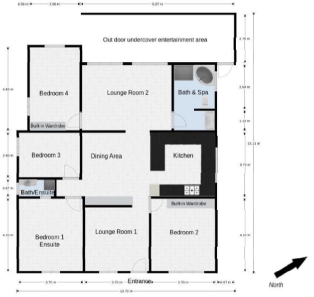 Lovely Supported Independent Living (SIL) home in Greystanes — Floorplan 1