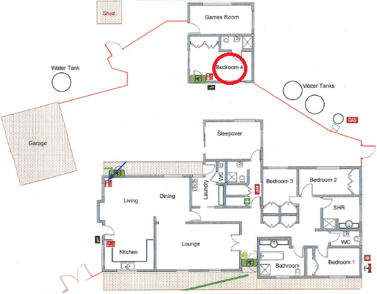 Rural living in the heart of Nhill — Floorplan 1