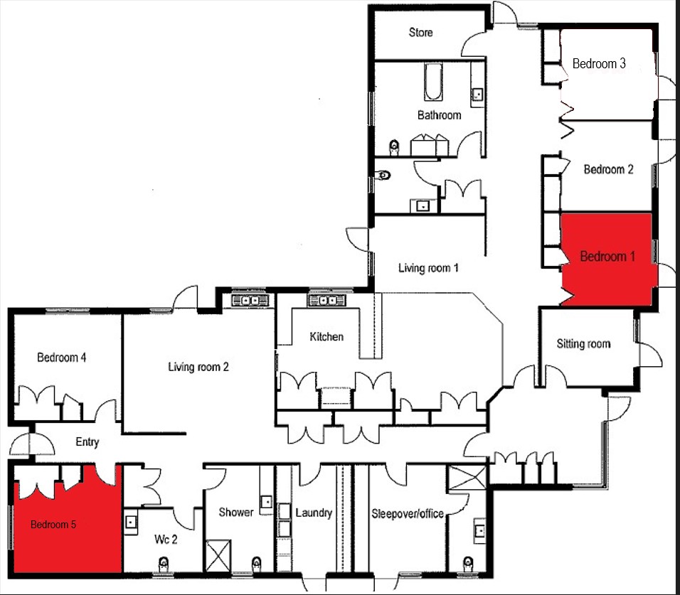 Horsham: High Physical Support house — Floorplan 1