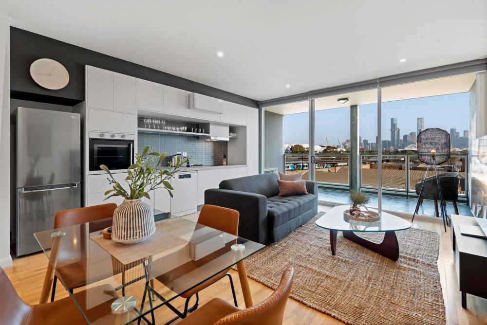 Modern 1-Bed, City Skyline Views & Close to Shops Richmond — Home image 8