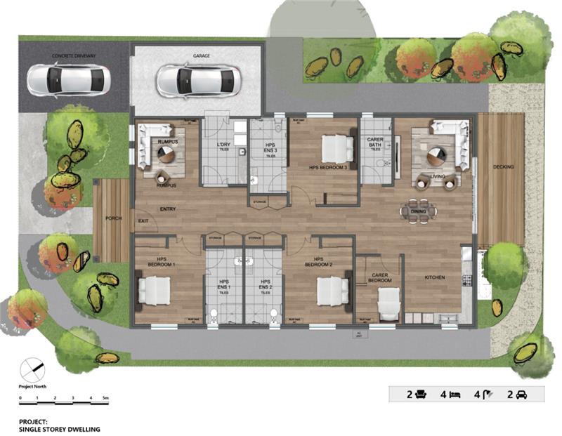 Brand New SDA Home in Wantirna – Available December 2025 — Floorplan 1