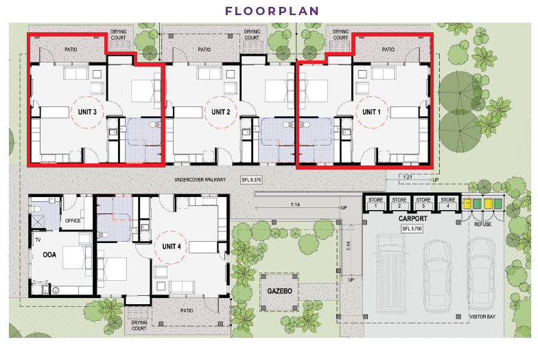 HPS Villas in North Mackay — Floorplan 1