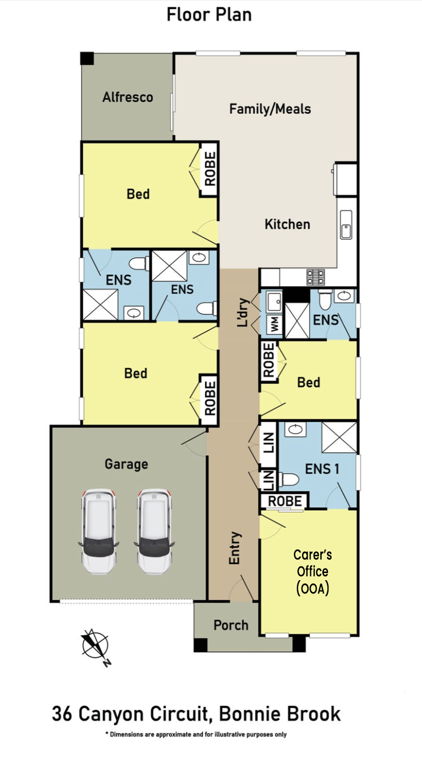 Two Separate Homes, One Title | High Physical Support SDA | Certified — Floorplan 1