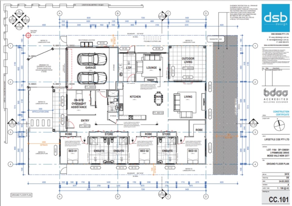 MOSS VALE- SDA - (HPS or FA) — Floorplan 1