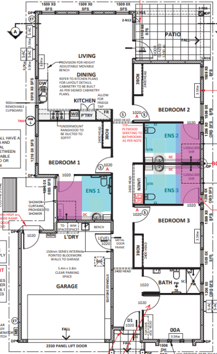 4 BR HPS Home with OOA Room – Bohle Plains — Floorplan 1
