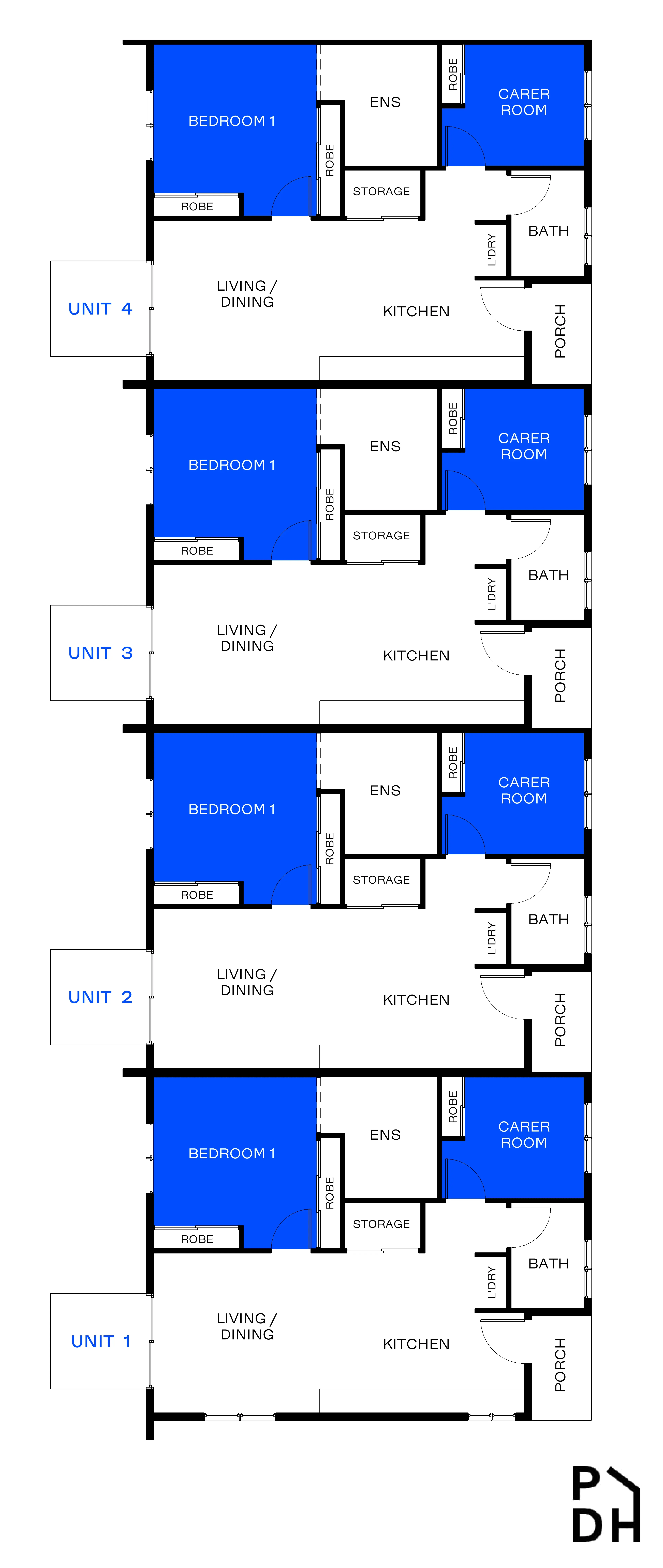 Reservoir (Kingsbury) - High Physical Support Villas - Brand New — Floorplan 1