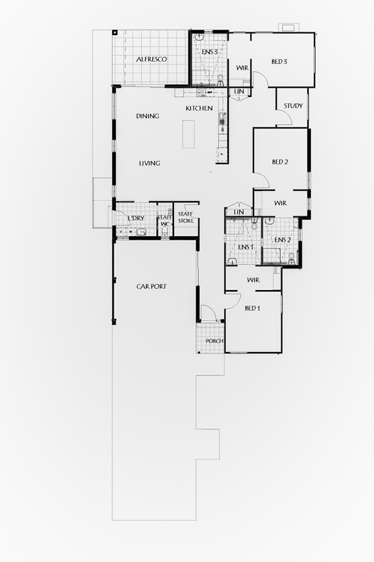 Enjoy living in this new, fully accessible home, situated in a new estate. — Floorplan 1