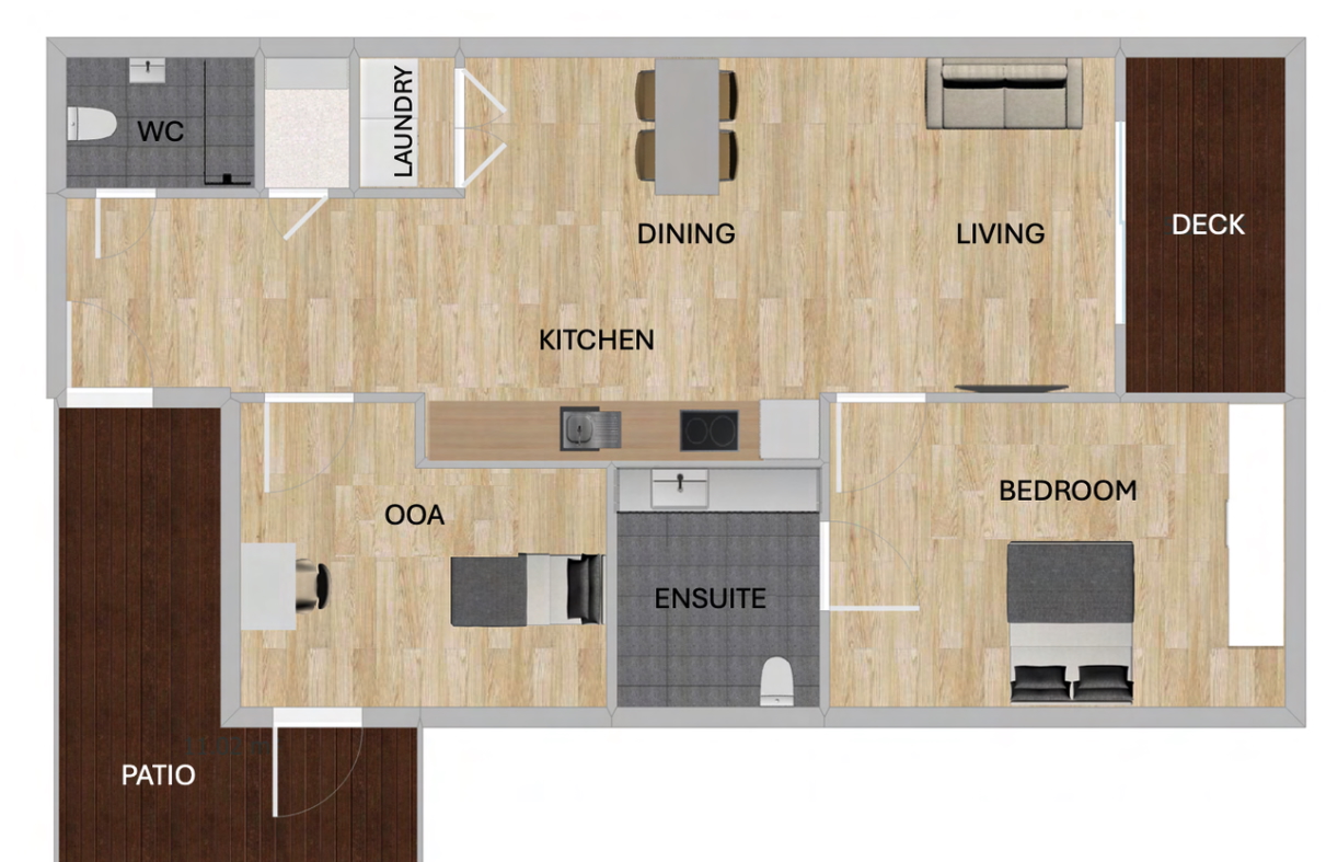 One Left - Loganlea Robust SDA Home - Single Occupancy + OOA — Floorplan 1