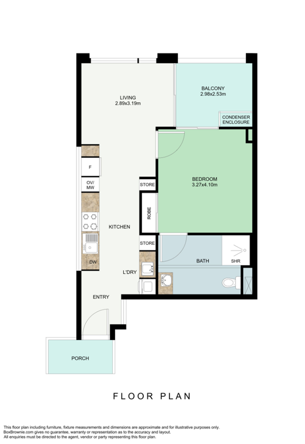 Modern luxury 1 bedroom apartment in Macquarie park Ryde - Only 3 remaining! — Floorplan 1