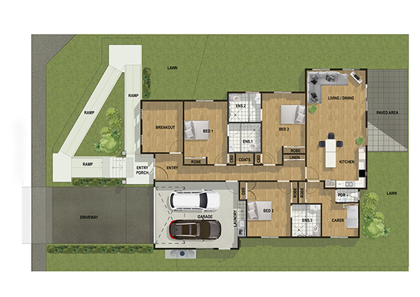 Wallsend - Your supported lifestyle awaits you at Wallsend — Floorplan 1