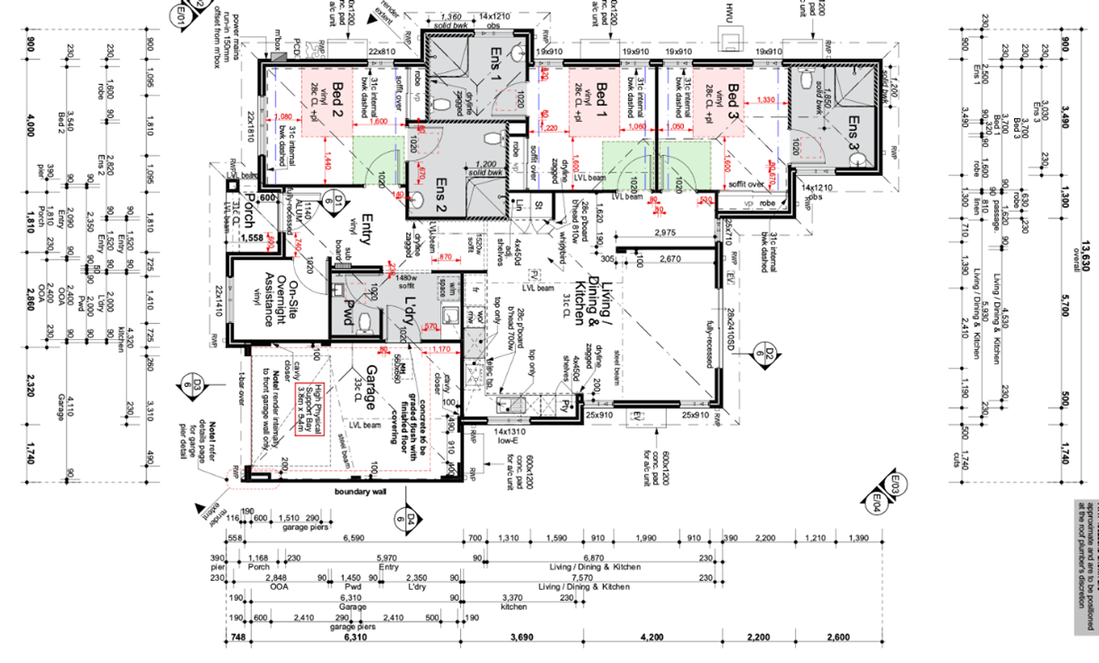 New Improved Liveability SDA home in Haynes - private ensuites — Floorplan 1