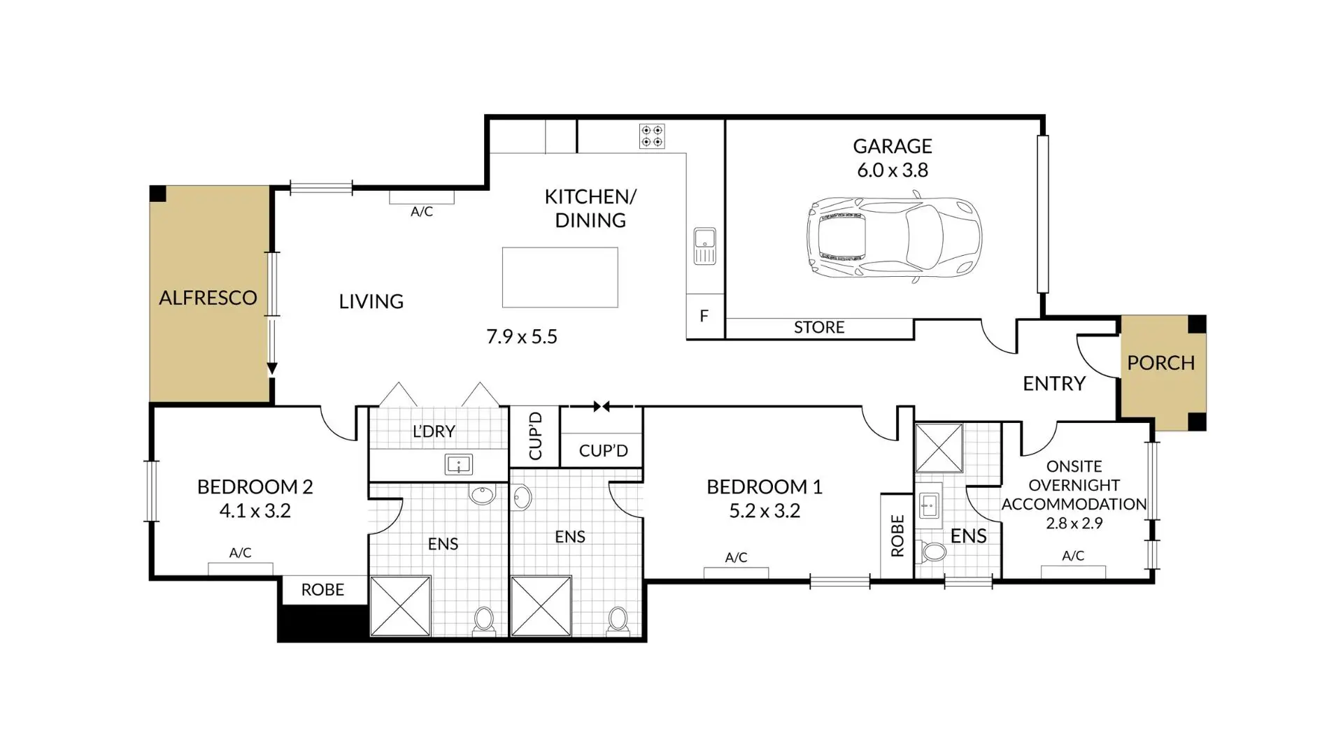 Charlemont 23 | High Physical Support 2-Residents — Floorplan 1