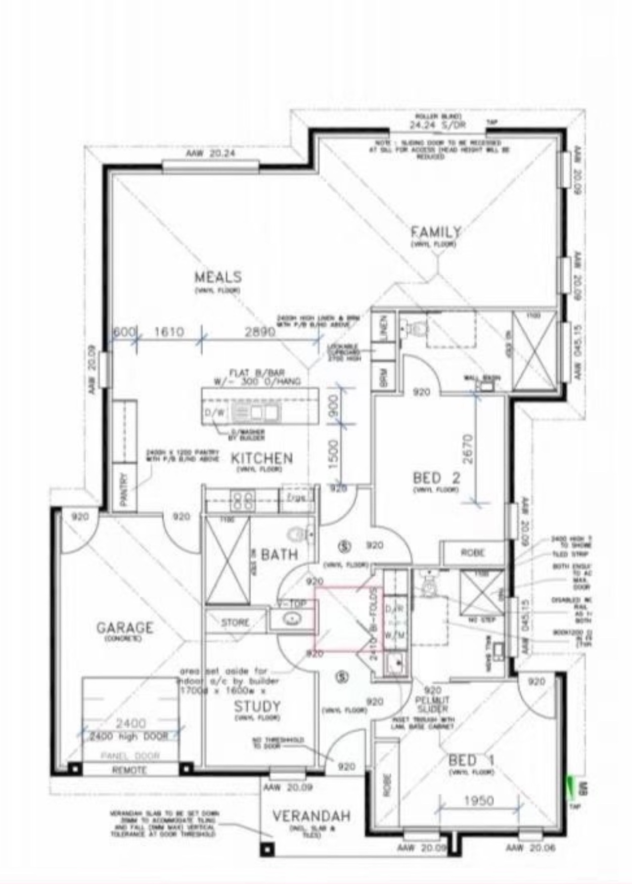 SDA Robust 2 Bedroom House plus OOA Darley, Vic  067 — Floorplan 1