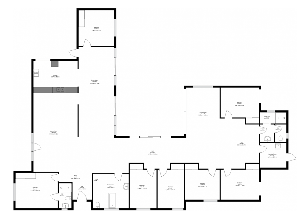 Specialist Disability Accommodation (SDA) registered as design category ‘Improved Liveability’ — Floorplan 1