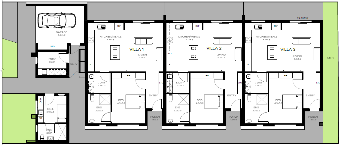 Hughesdale Villas — Floorplan 1
