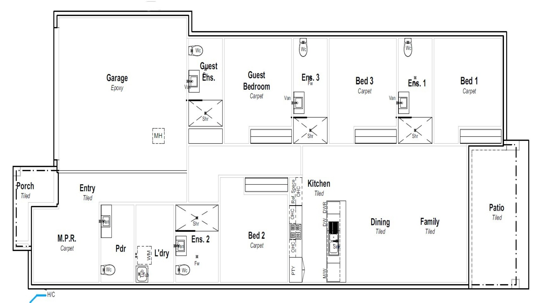 SDA IL 2 Bedroom House with room available for OOA Burrum Heads, Qld 212 — Floorplan 1