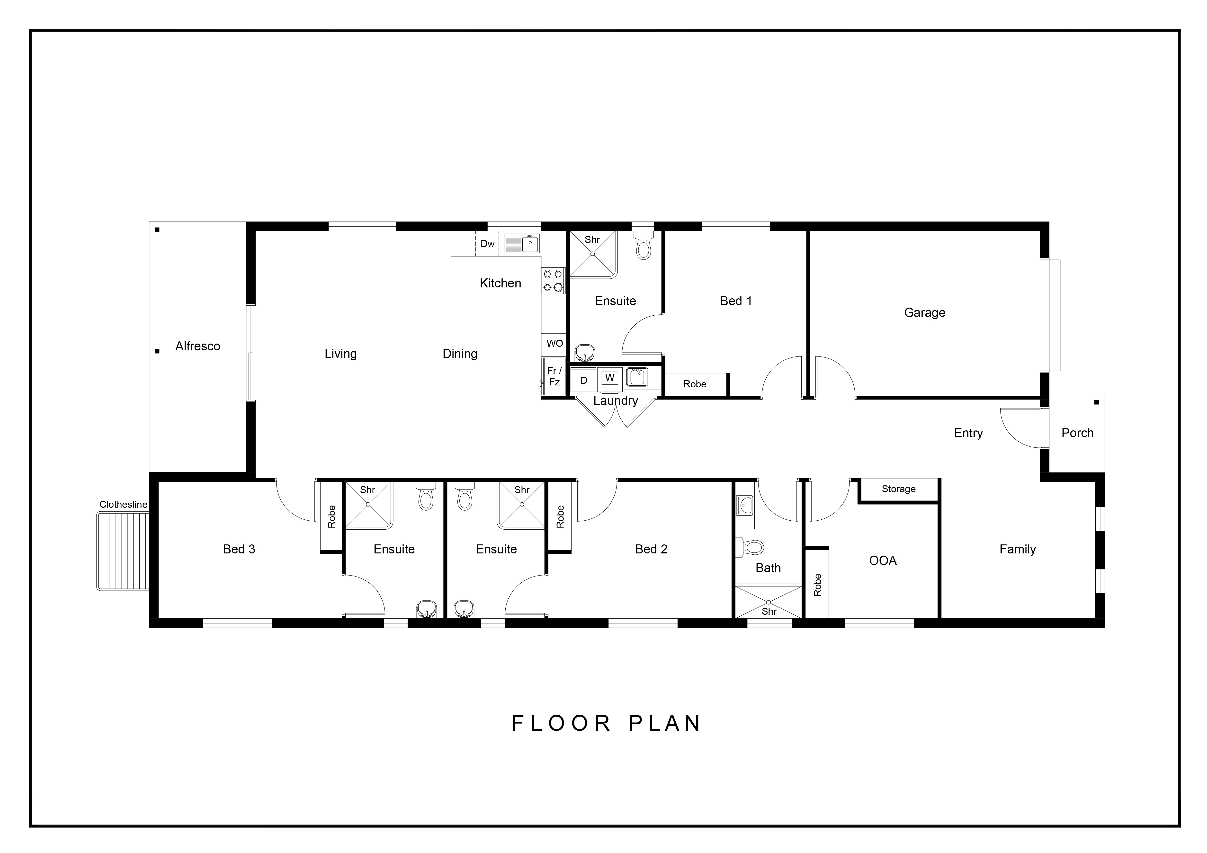 SDA: Mildura, Vic — Floorplan 1