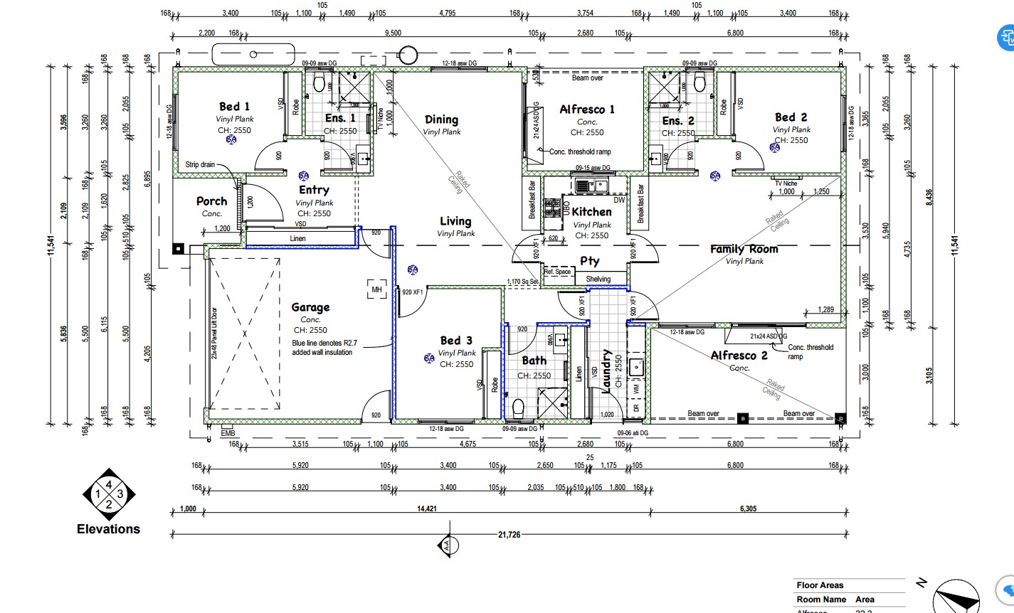 Specialist Disability Accommodation – Robust Home in Ashmont (Wagga), NSW — Floorplan 1