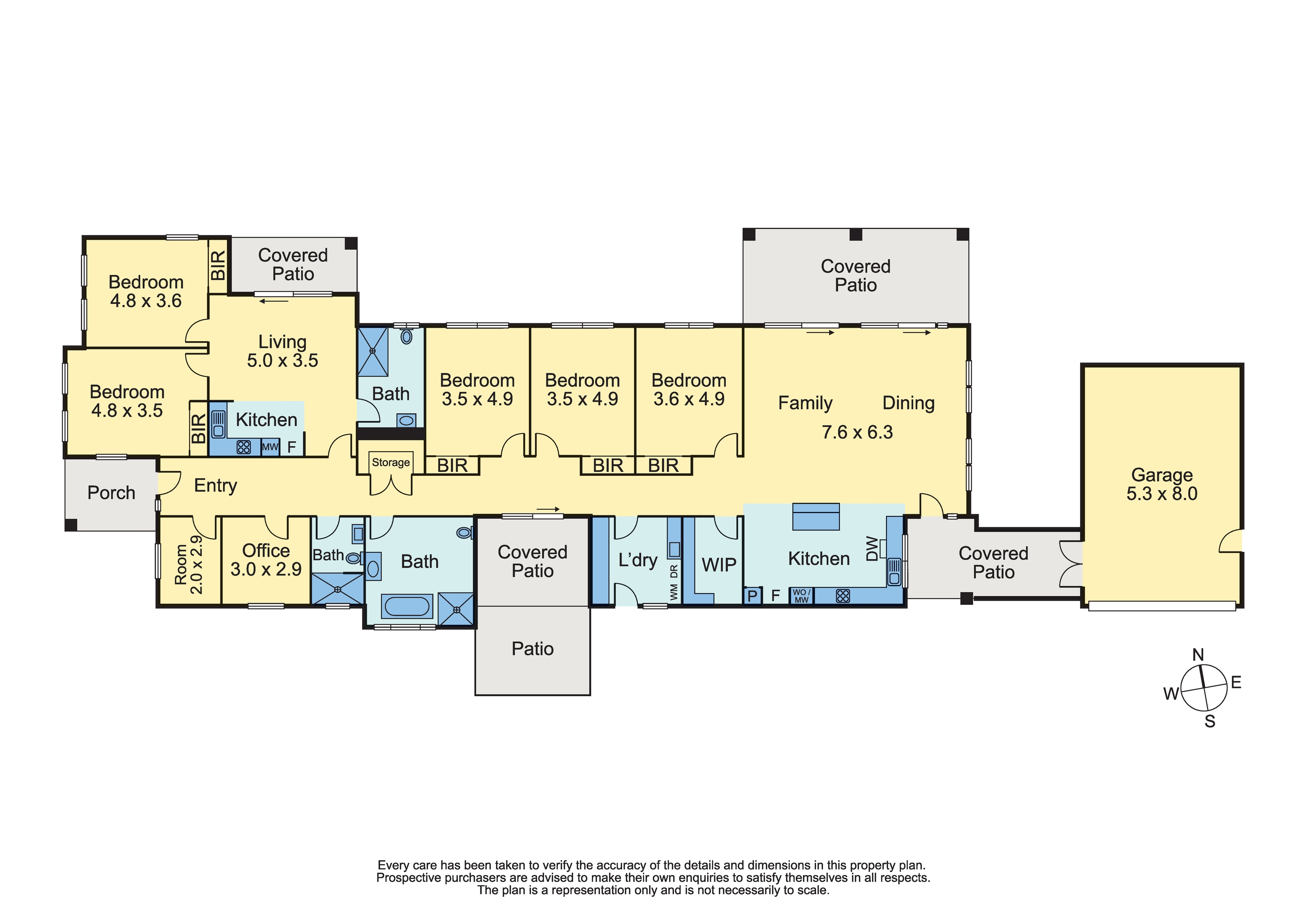 Stockton - shared 5-bedroom home — Floorplan 1