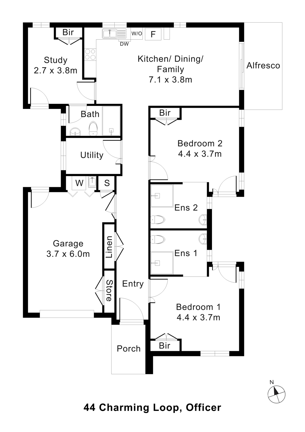 Robust SDA | 2 Participant + OOA | Two Independent Homes on One Title — Floorplan 1
