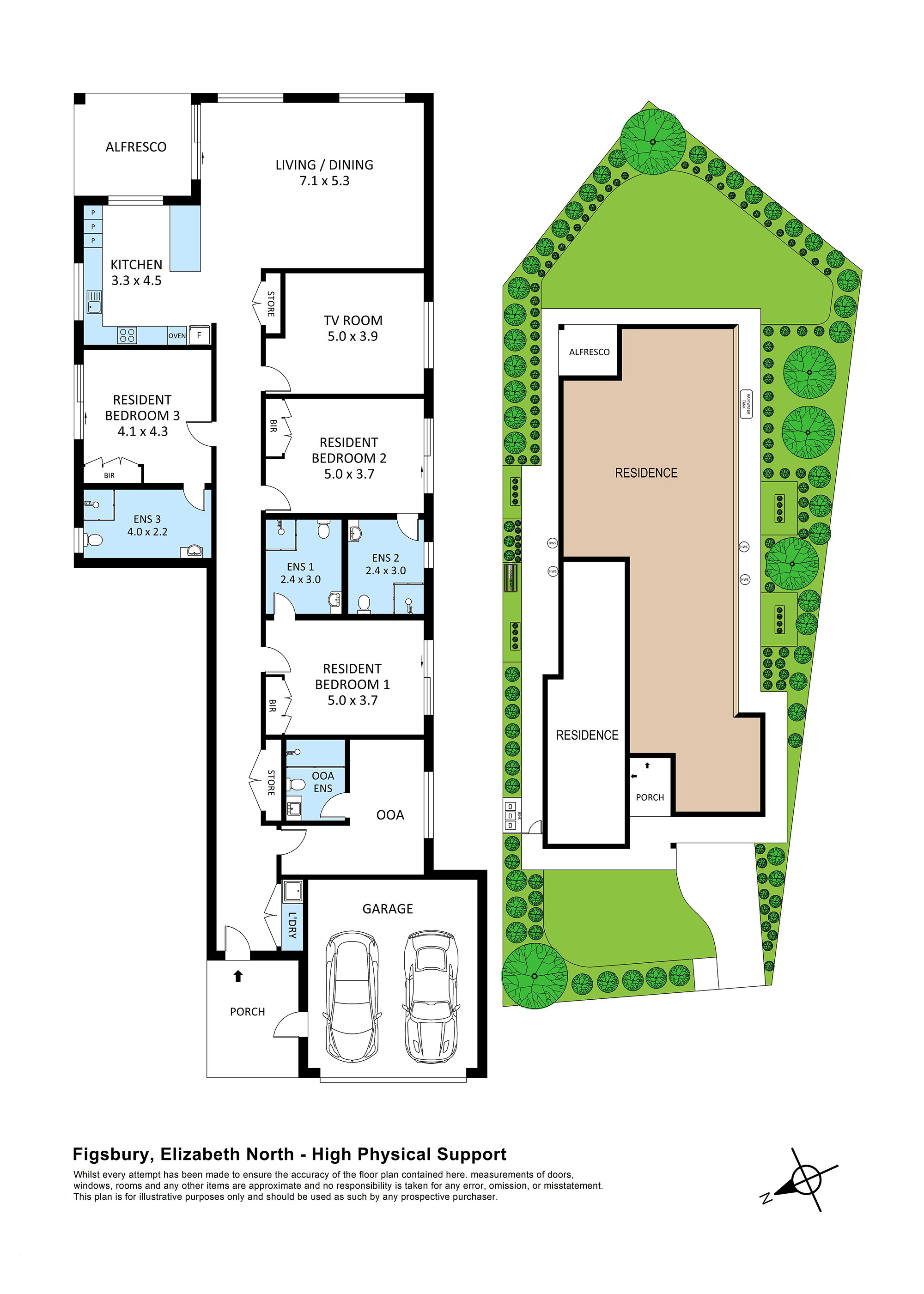 Spacious 3-Bedroom HPS SDA Home with Dual Living & OOA — Floorplan 1
