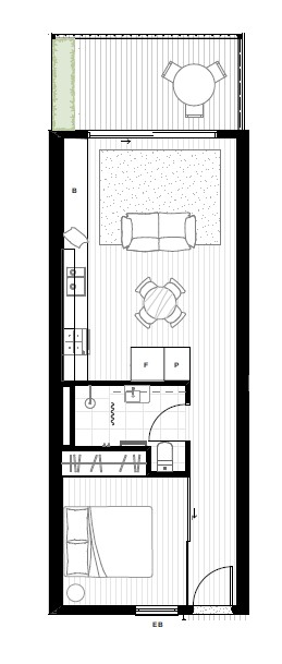 Ballarat, Great Single Resident Apartment. — Floorplan 1