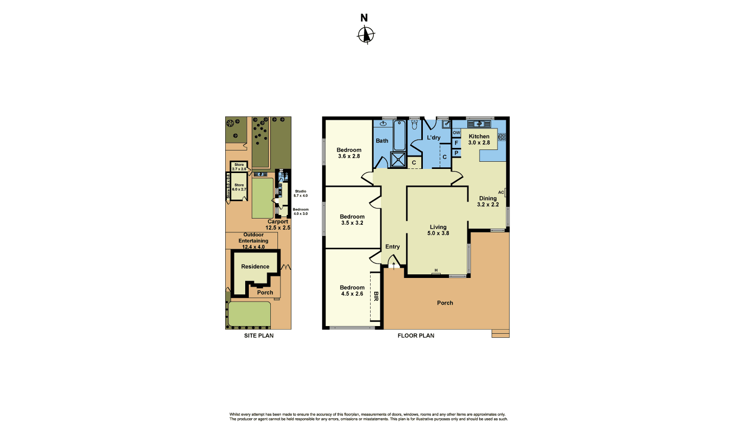 LOW OCCUPANCY DISABILITY ACCCOMMODATION close to amenities — Floorplan 1