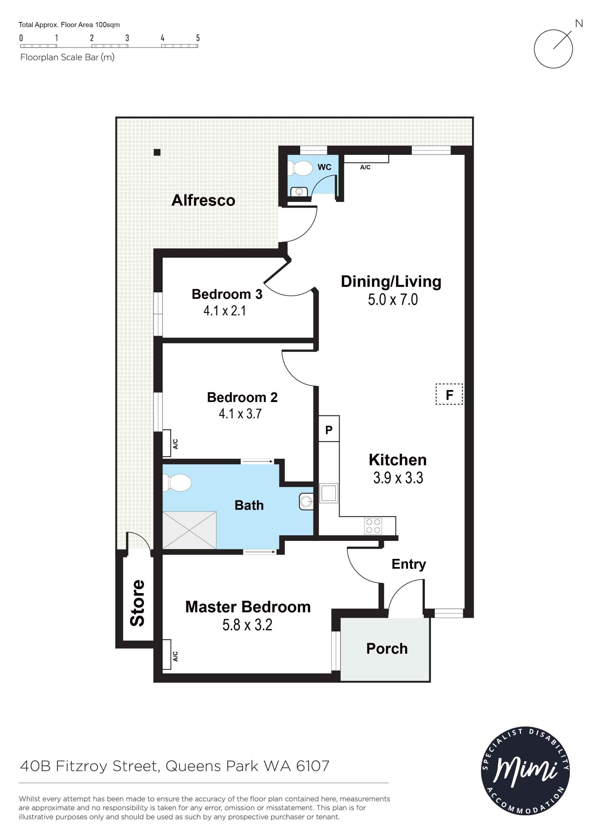 Villa In Queens Park for High Physical Support Client — Home image 4