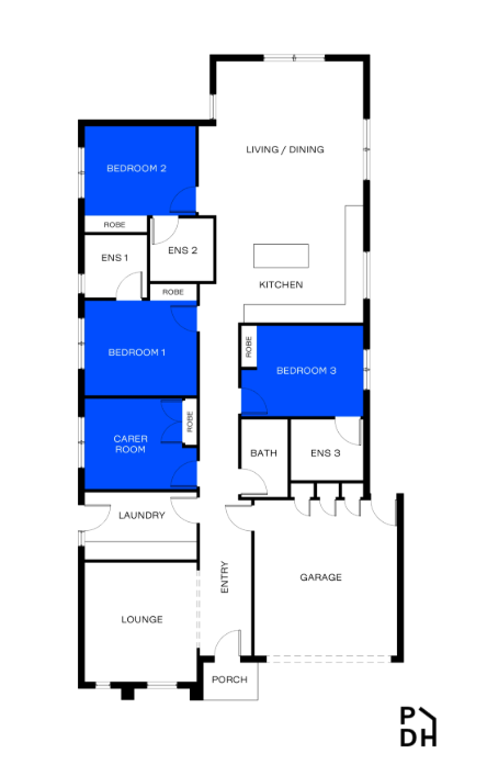 Mountain Views Mooroolbark - IL/FA/HPS 3 res Available November 2026 — Floorplan 1