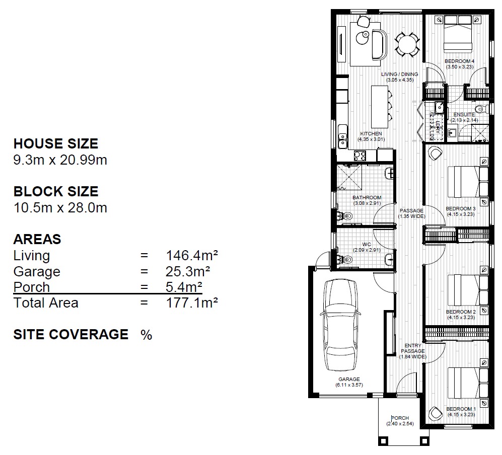 Seeking Housemate - IL, FA or HPS in Truganina! — Floorplan 1
