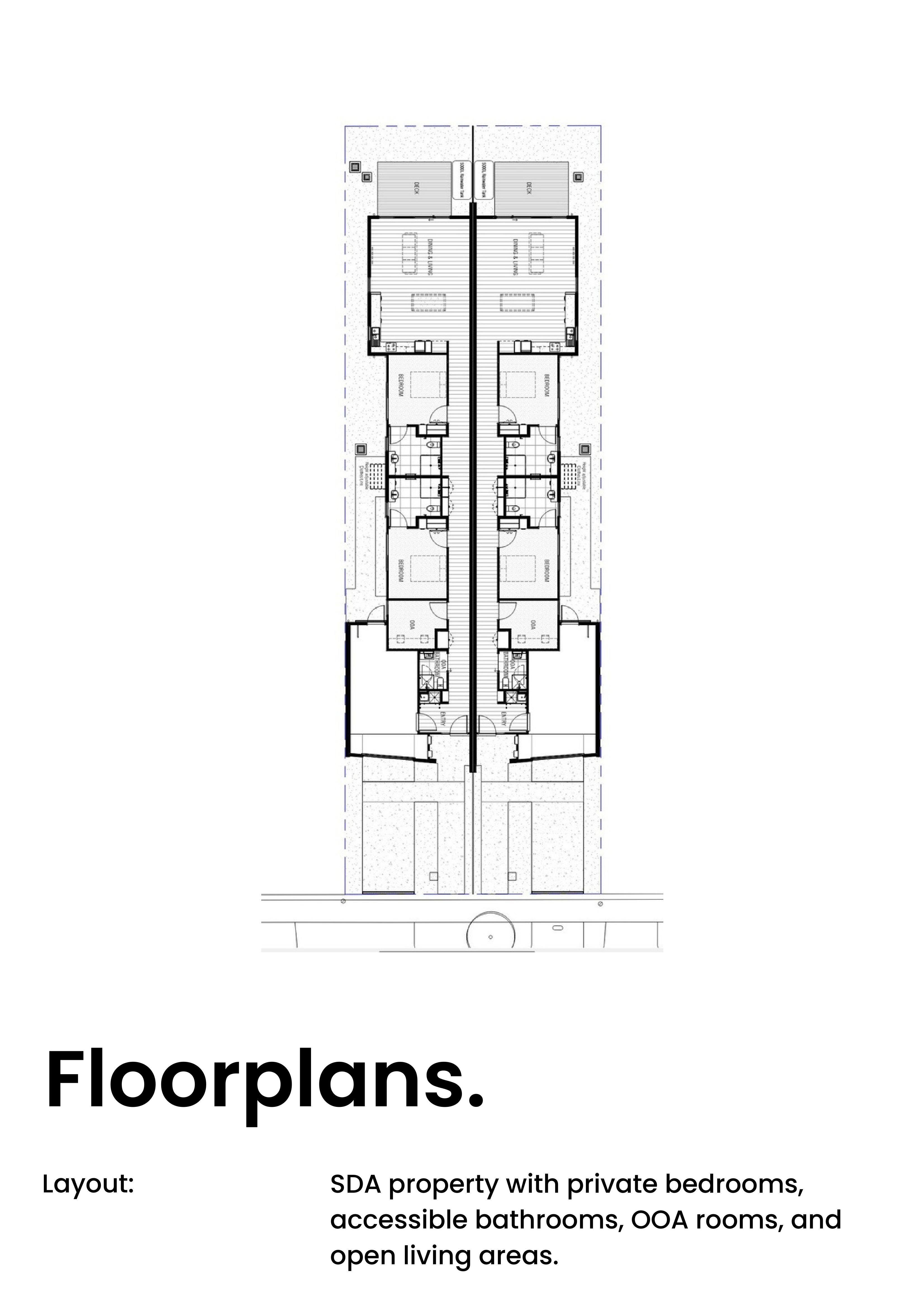 Springvale - Brand New 4 Bedroom House. SDA, SIL & HPS — Floorplan 1