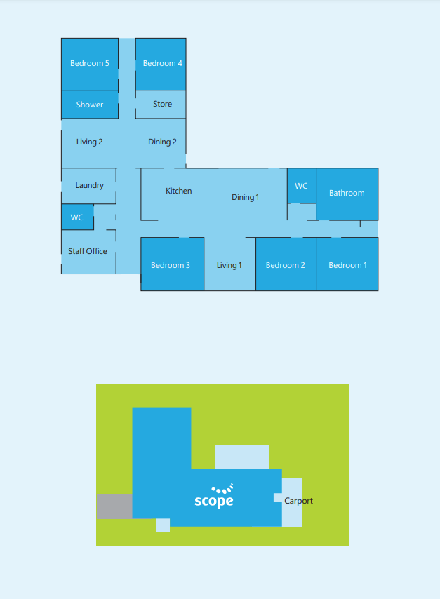 Lovely home with a spacious and shaded backyard — Floorplan 1