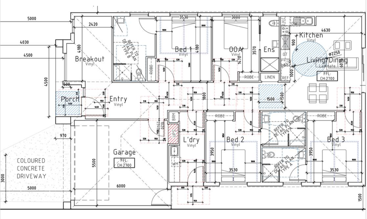 3+OOA HPS SDA Home in Wollert with Multi-Purpose Breakout Room — Floorplan 1