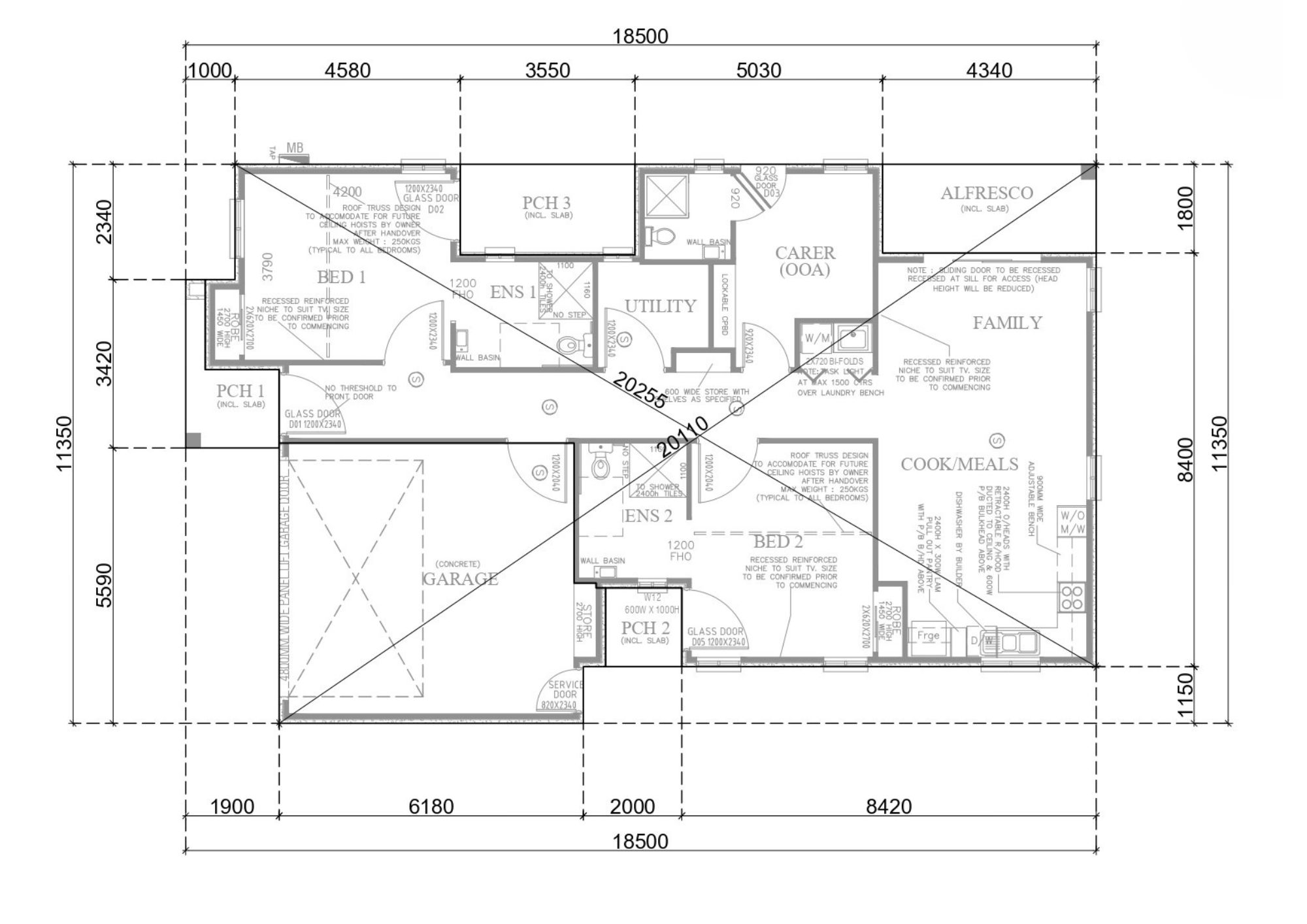 Robust 3-Bedroom Home in Beveridge VIC — Floorplan 1