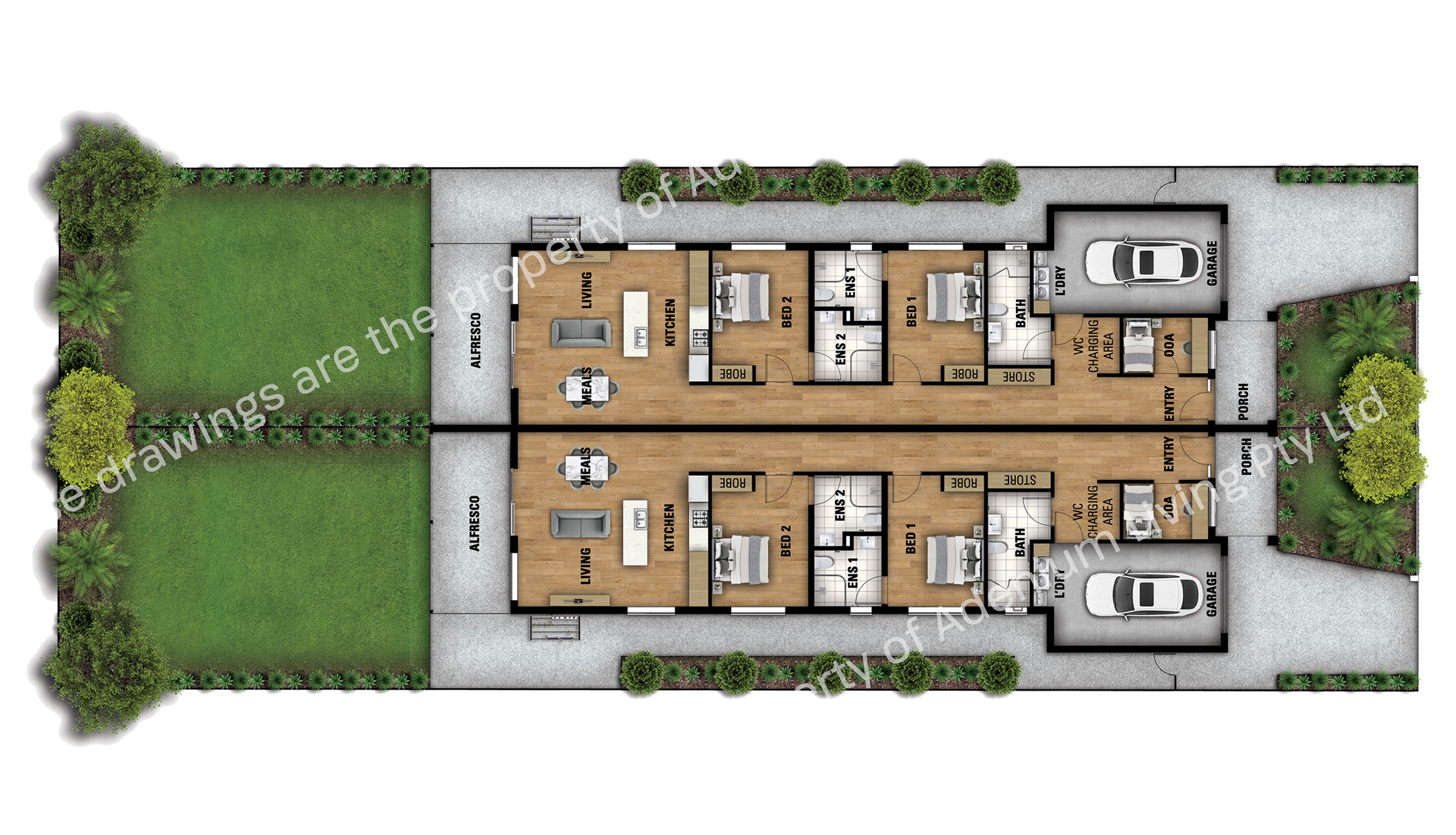 Be in vibrant Henley Square in under 10 minutes! — Floorplan 1