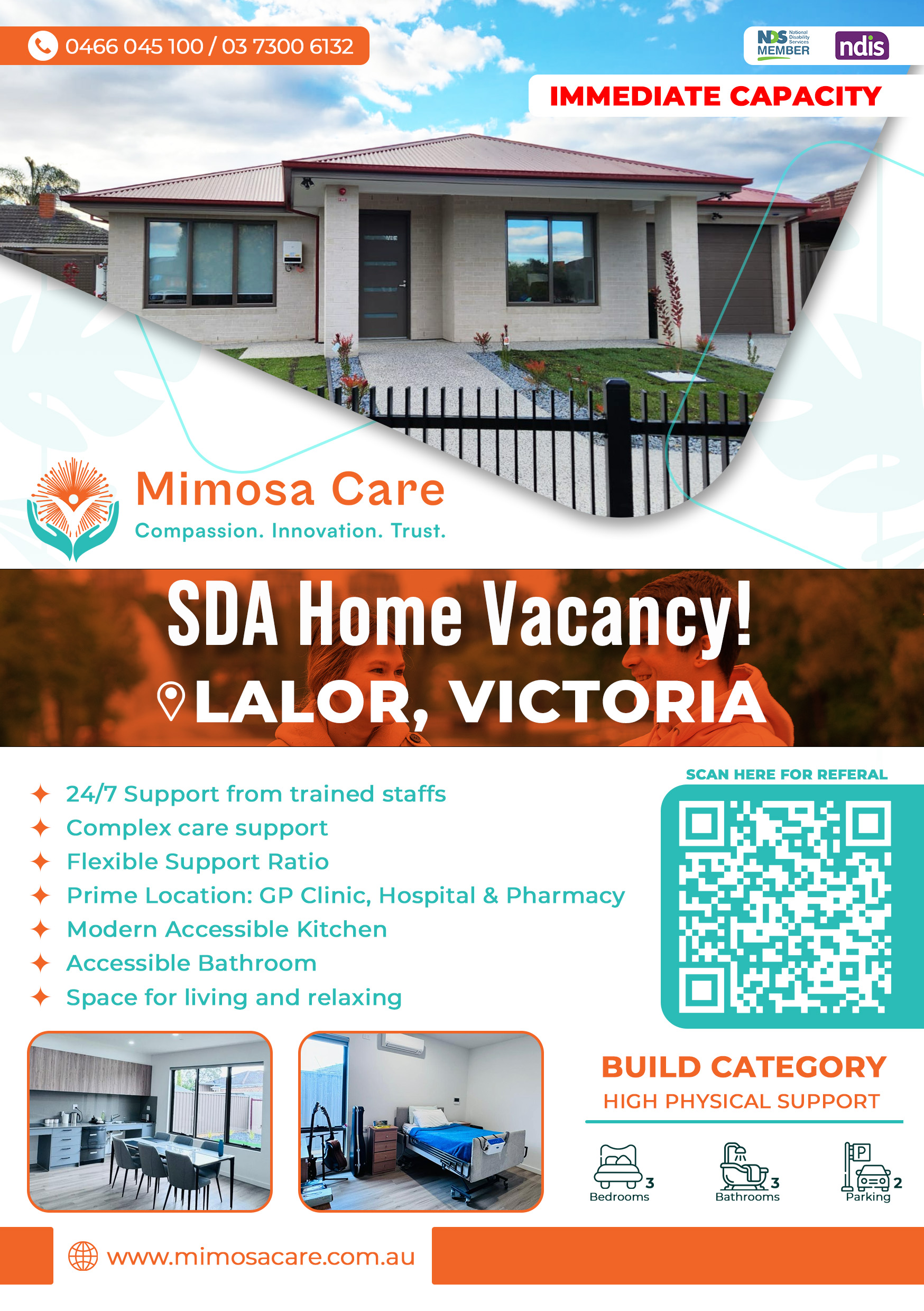 HPS 3 Bed SDA House Available in Lalor, Victoria - Available Now. — Home image 4
