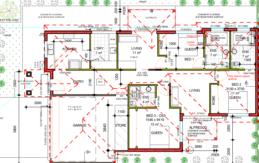 Modern Robust SDA in Armadale designed for Comfort & Accessibility — Floorplan 1