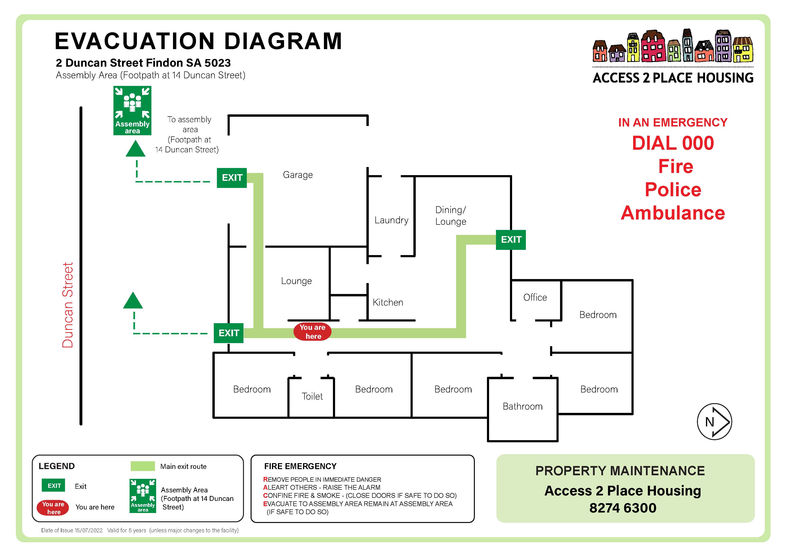 Supported Shared home - one bedroom available - High Physical Support — Floorplan 1