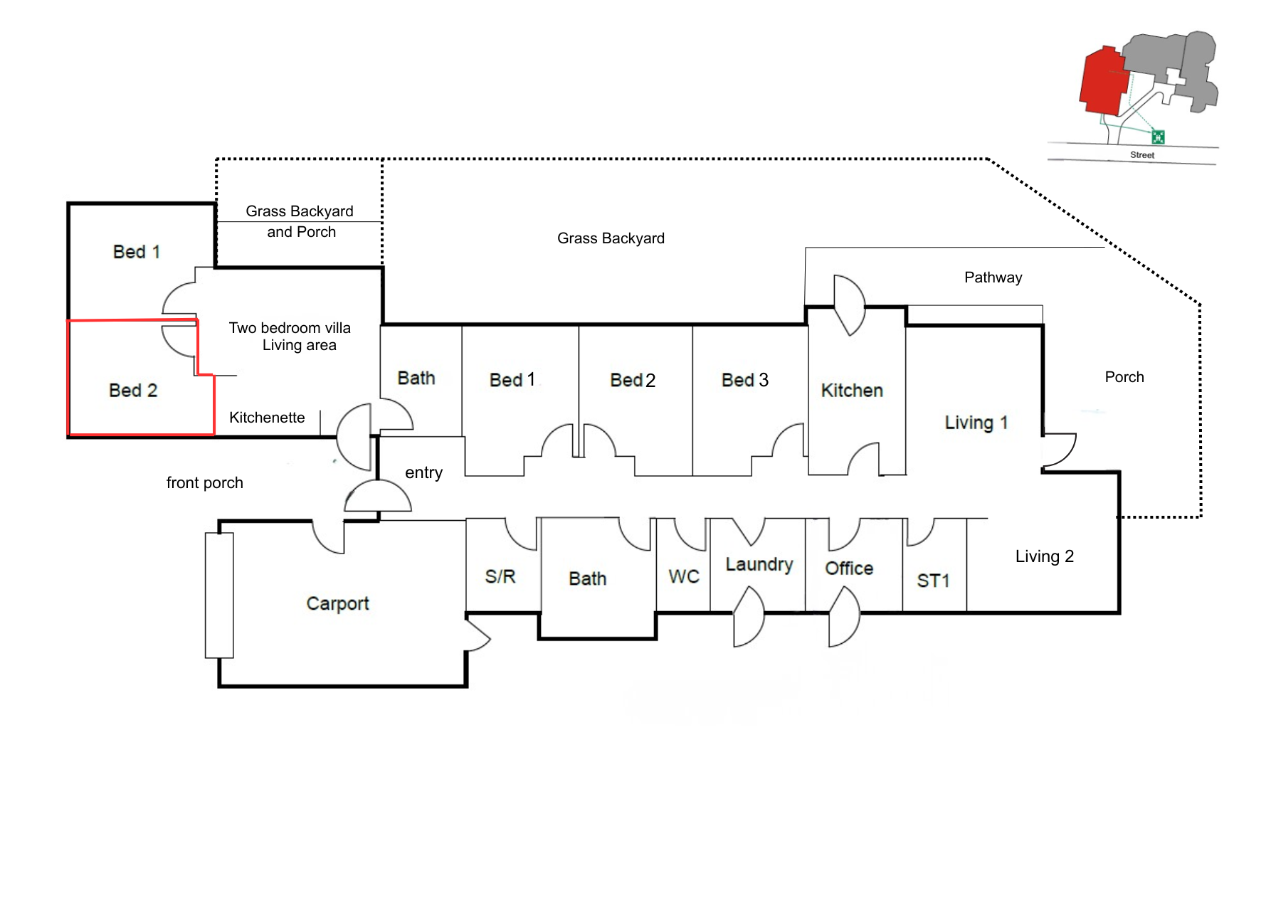The waves are calling from Bonnells Bay! — Floorplan 1
