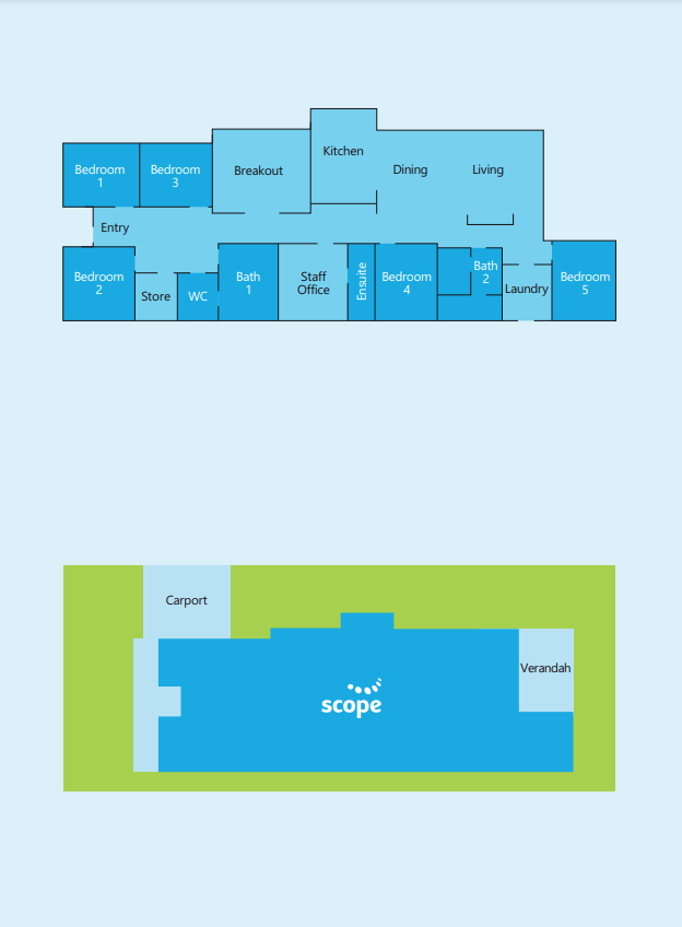 Supported Independent Living in Preston — Floorplan 1